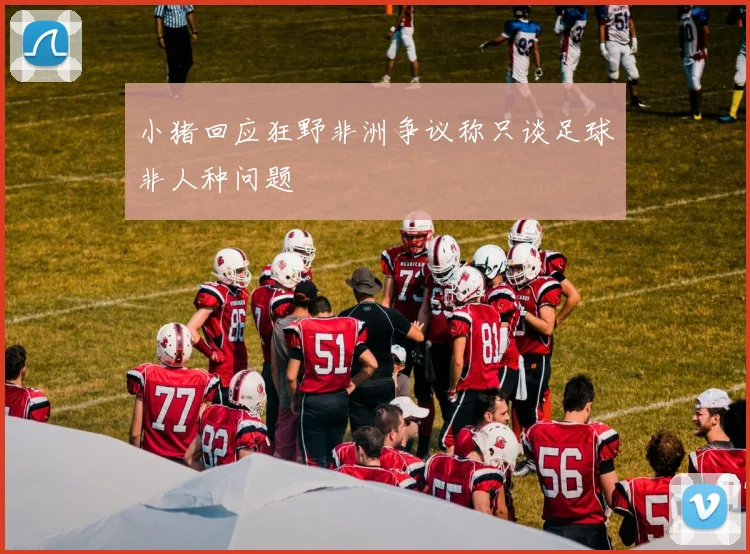 小猪回应狂野非洲争议称只谈足球非人种问题